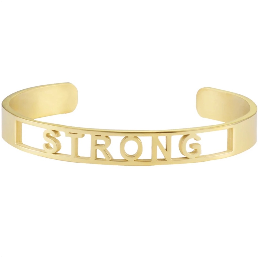 STRONG Bangle 💪 A message to help you keep going.